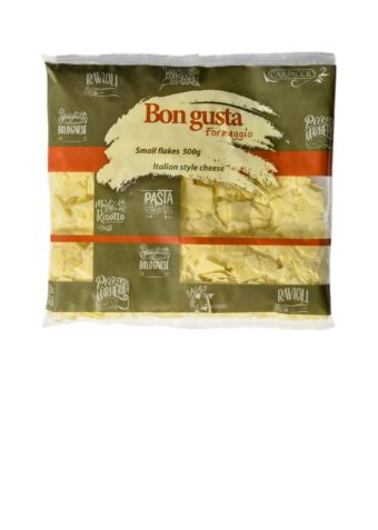 Italian style hard cheese flakes