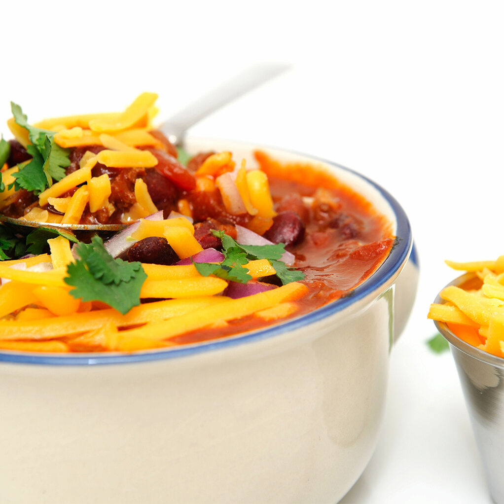 Coloured Cheddar grated cheese