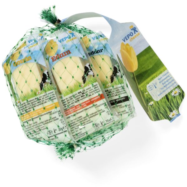 Edam cheese portions 20g