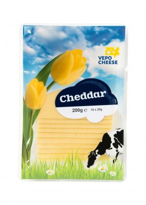 Cheddar<br/> cheese slices