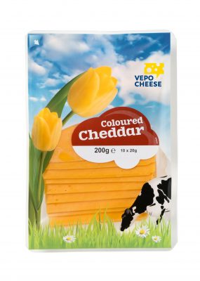 Cheddar Rot Käsescheiben